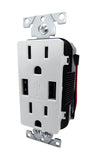 4K/2K/1080P IP WIFI HIDDEN WORKING USB AC WALL OUTLET RECEPTACLE Security Nanny Camera
