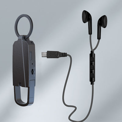 SPYMODS SPM-17VR Ultra Covert Super Small Keychain Voice Activated Recorder