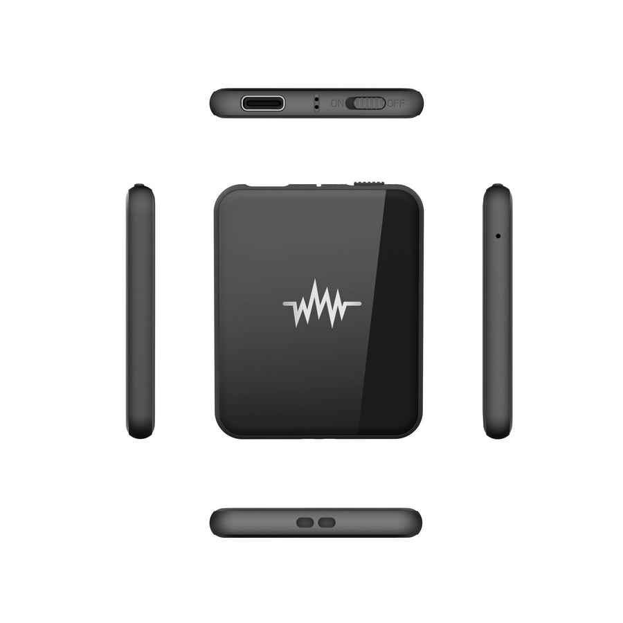 ORIONTEC NB-60 Ultra Discreet Small (AKA: The BLACK BOX) Voice Activated Recorder With Two Sided Magnet