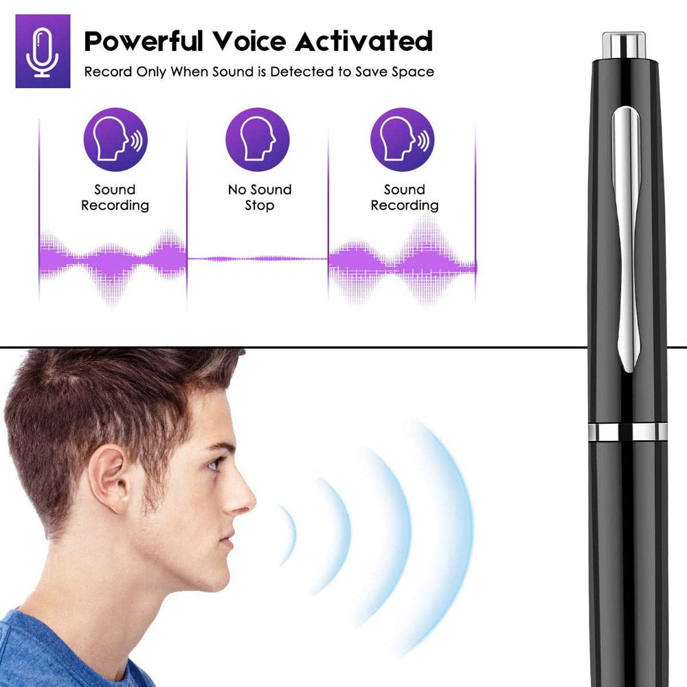 SPYMODS SPM-10 Ultra Discreet Small Voice Activated Recorder PEN
