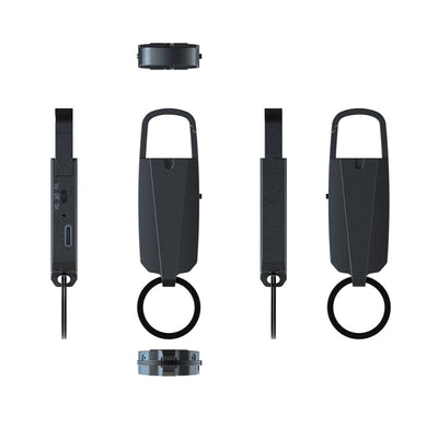 SPYMODS SPM-17VR Ultra Covert Super Small Keychain Voice Activated Recorder