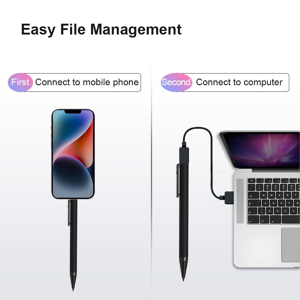 SPYMODS SPM-12 Ultra Discreet Small Voice Activated Recorder PEN With MP3 Player