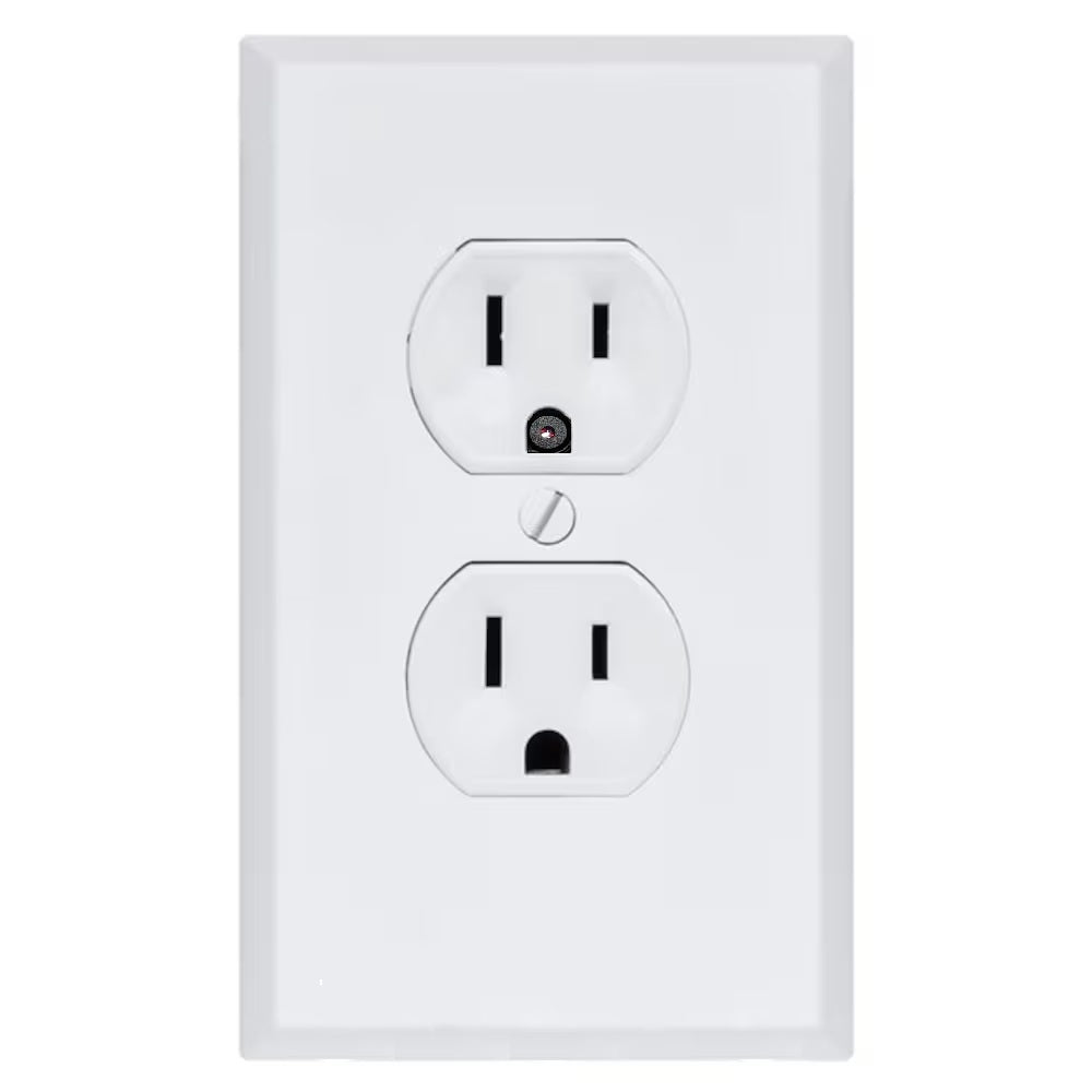 4K/2K/1080P WIFI IP Hidden Safe & Secure PASTE and GO STICK ON AC Receptacle Wall Outlet Camera