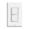 Rocker Style Combination Switch/Switch , White