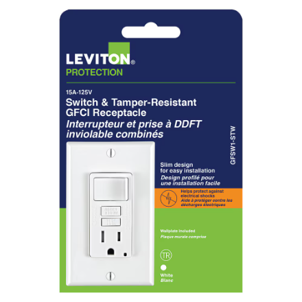 Decora GFCI 4K/2K/1080P WIFI IP Wall Outlet Combinational Light Switch Safe & Secure Pinhole Camera