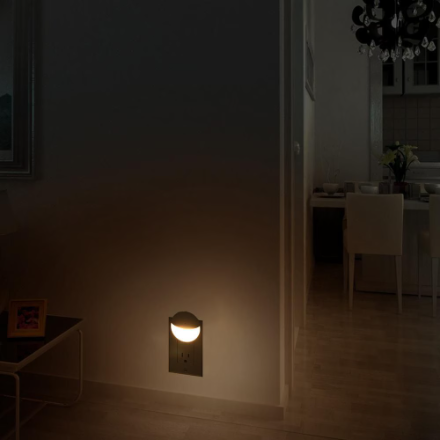 4K/2K/1080P IP WIFI Camera Integrated LED Round Dusk to Dawn Night Light 2-Way Adjustable Lumen Switch (2-Pack)