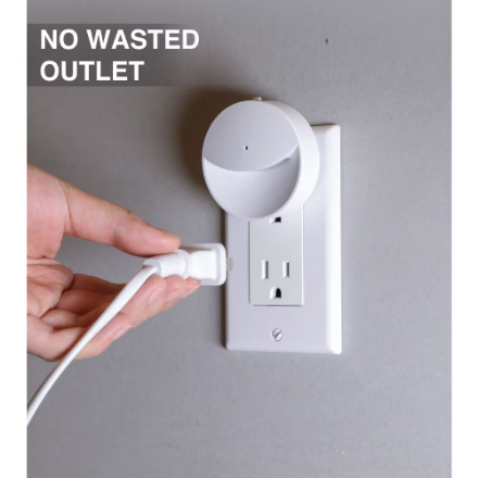 4K/2K/1080P IP WIFI Camera Integrated LED Round Dusk to Dawn Night Light 2-Way Adjustable Lumen Switch (2-Pack)