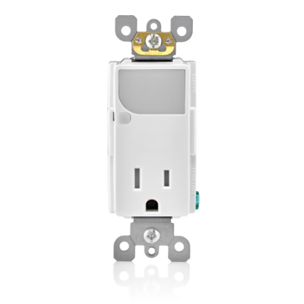 4K/2K/1080P WIFI IP Safe & Secure Pinhole Tamper Resistant Receptacle w/LED Guide Light Camera