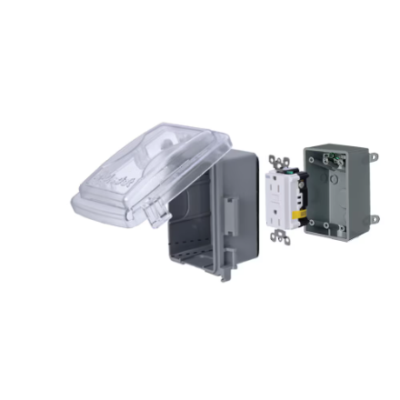 SPYMODS Outdoor CX-60 MOD 4K/2K/1080P IP WIFI GFCI Wall Outlet Safe & Secure Camera