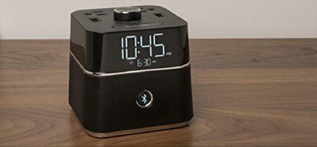 4K/2K/1080P CUBIETIME BLUE ALARM CLOCK WITH 2 X POWER + 2 X USB CHARGING BLUETOOTH WIFI IP Hidden Safe & Secure Pinhole Camera