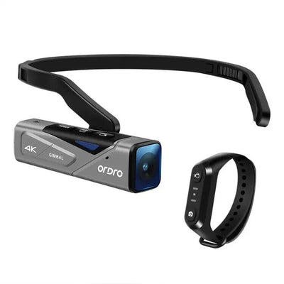 ORDRO EP7 Head Mount Wearable 4K 60fps Video Camera First Person View Hands-Free