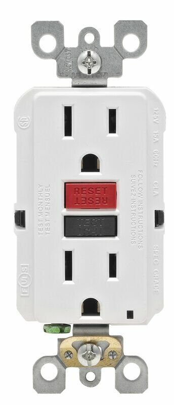 4K/2K/1080P IP WIFI Hidden Camera Decora GFCI Mini-Breaker AC Wall Outlet Receptacle Plug w/ON/OFF Switch