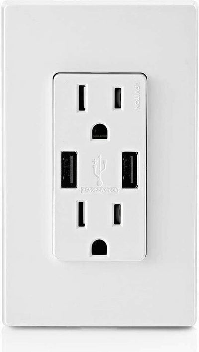 4K/2K/1080P IP WIFI Hidden SAFE & SECURE NANNY CAMERA AC USB OUTLET RECEPTACLE
