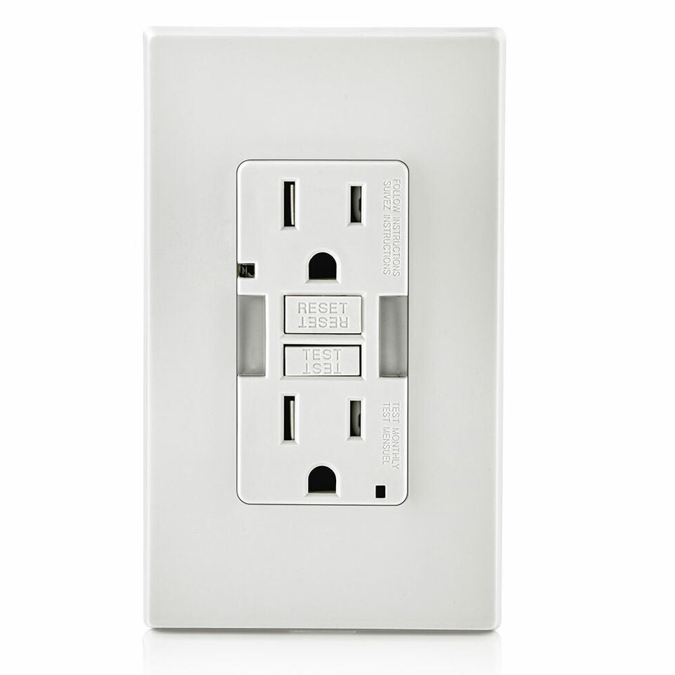 4K/2K/1080P IP WIFI Hidden & SAFE Camera GFCI GUIDE NIGHT LIGHT AC Receptacle