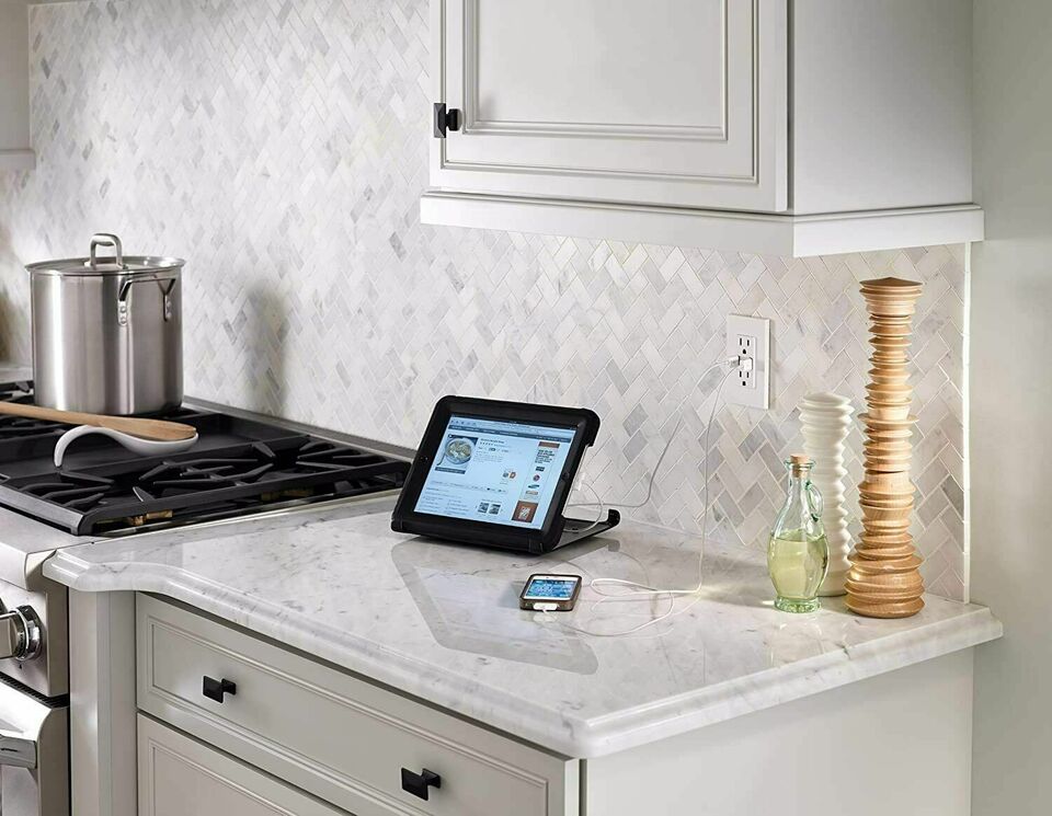 4K/2K/1080P IP WIFI Hidden SAFE & SECURE NANNY CAMERA AC Type A USB OUTLET RECEPTACLE