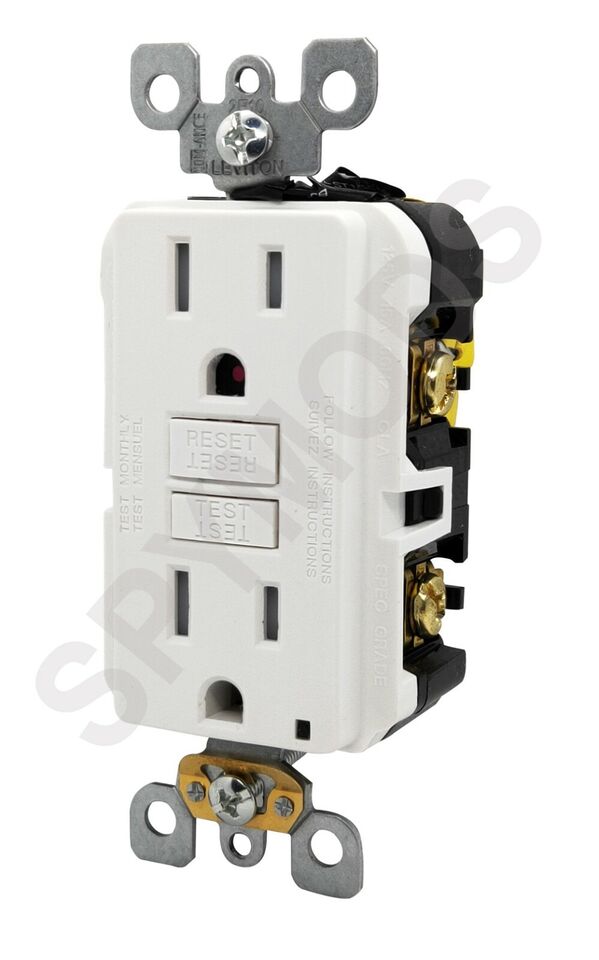 4K/2K/1080P WIFI IP Hidden SAFE & Secure Camera GFCI AC Receptacle Wall Outlet