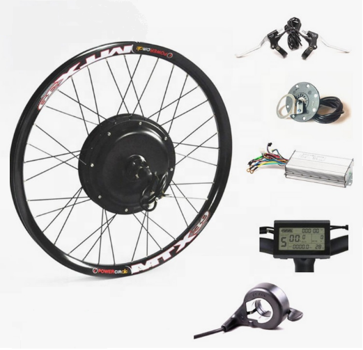 Electric EBIKE 48-72V 3000W-5000W Gear-less Hub Motor Conversion KIT-SPYMODS