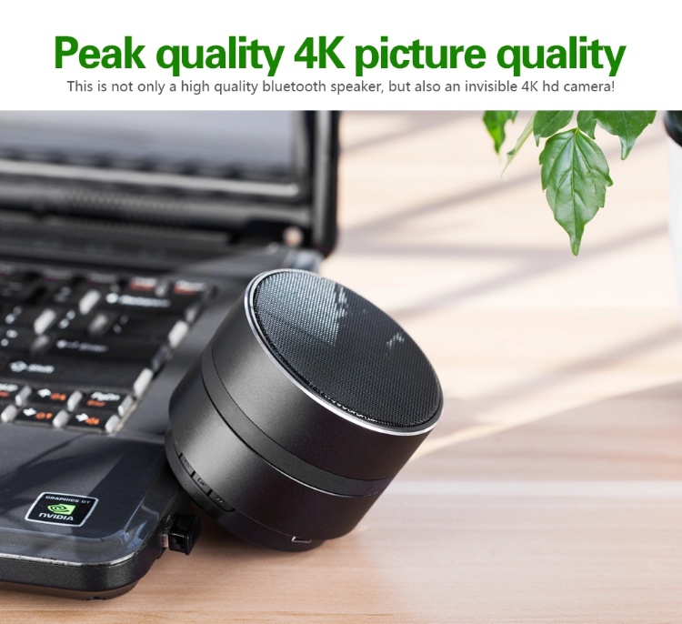 1080P HD H.264 WIFI Bluetooth SPEAKER HD SPY CAMERA-SPYMODS