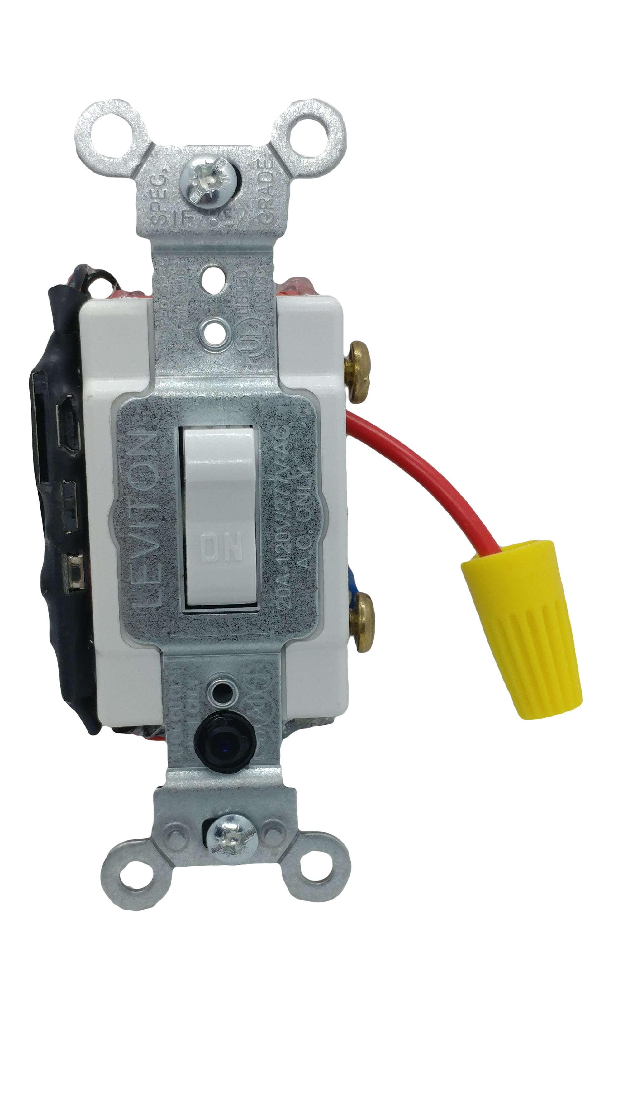 Hidden WIFI IP 1080P Camera AC Real Working Light Switch With Motion Detect