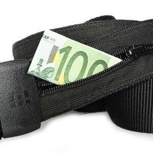 SECRET HIDDEN POCKET TRAVEL Nylon DIVERSION CASH BELT-SPYMODS