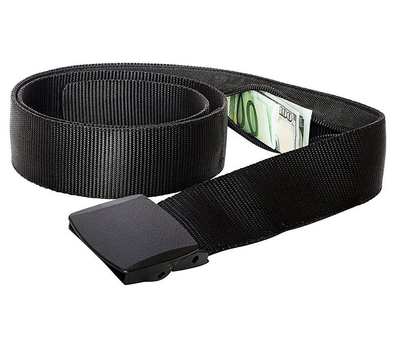 SECRET HIDDEN POCKET TRAVEL Nylon DIVERSION CASH BELT-SPYMODS
