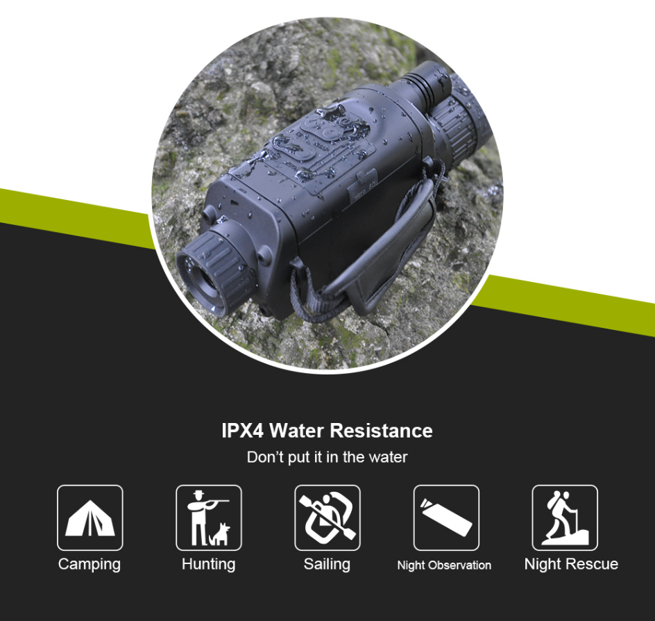 HD WIFI Digital Infrared Night Vision Hunting Monocular Outdoor Telescope With DVR!-SPYMODS