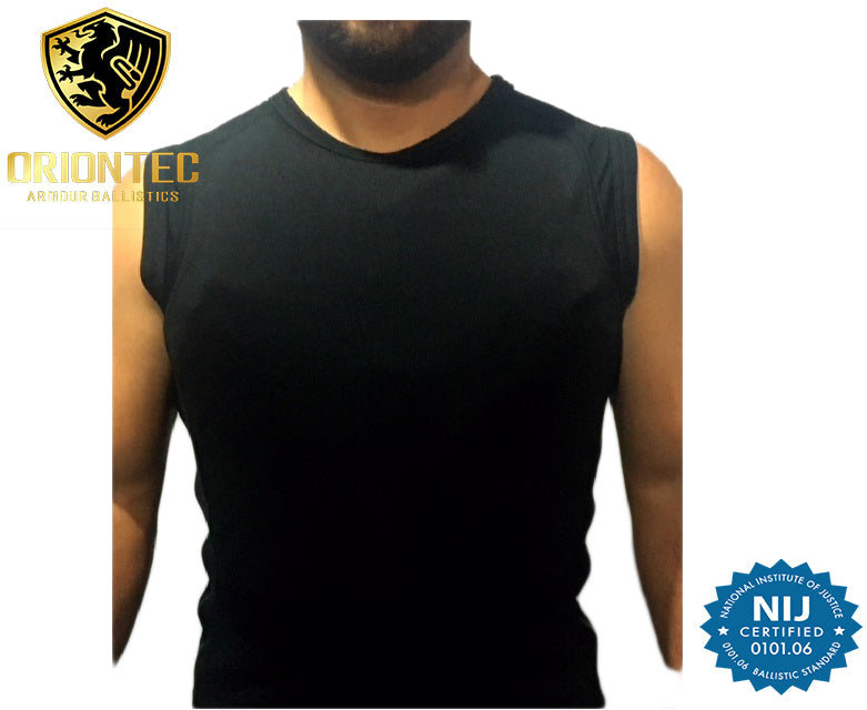 ORIONTEC NIJ-IIIa Ultra Thin Bullet Proof 44MAG Unnoticeable T-Shirt