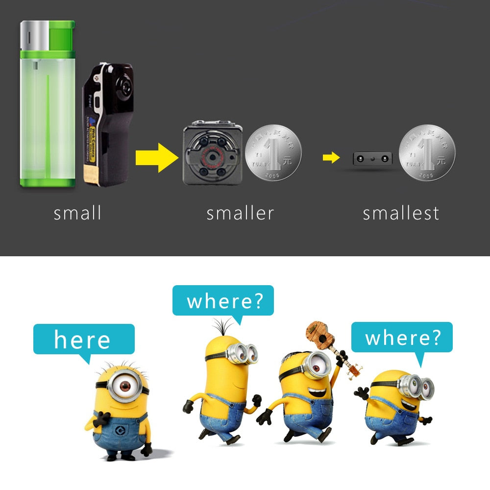 SPYMODS 1080P DVR XD NIGHT VISON MINI SPY CAMERA-SPYMODS