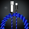 Glowing Flowing LED Light Indicator USB Charging Data Cable for Android or iOS!-SPYMODS
