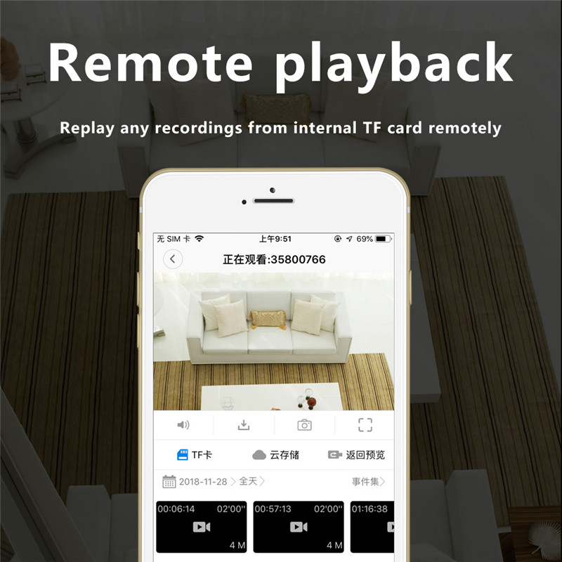 4K 1080P MINI Wifi DVR USB IP Surveillance Nanny HD Camera DVR Recorder W/Motion-SPYMODS