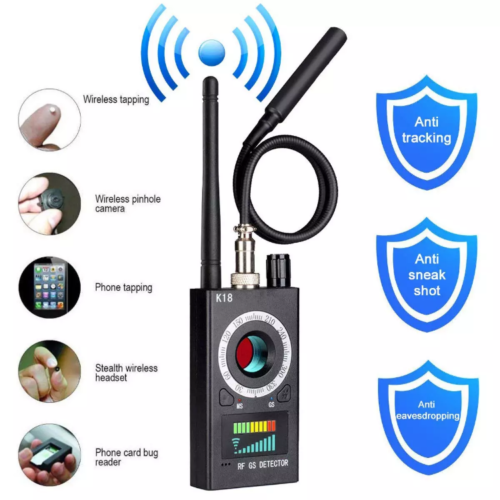 Anti SPY Bug Camera Eavesdropping Device Finder WIFI RF Signal Detector!-SPYMODS