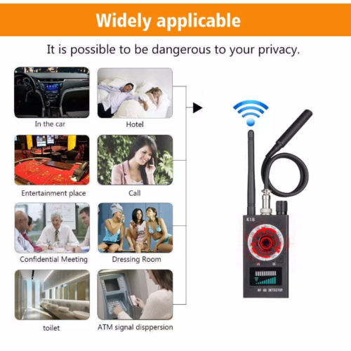 Anti SPY Bug Camera Eavesdropping Device Finder WIFI RF Signal Detector!-SPYMODS
