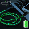 Glowing Flowing LED Light Indicator USB Charging Data Cable for Android or iOS!-SPYMODS